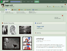 Tablet Screenshot of dagger-a09.deviantart.com