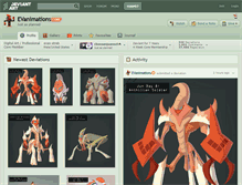 Tablet Screenshot of evanimations.deviantart.com