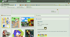 Desktop Screenshot of drawsonic.deviantart.com