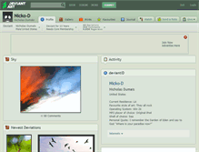 Tablet Screenshot of nicko-d.deviantart.com