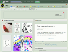 Tablet Screenshot of fahji.deviantart.com