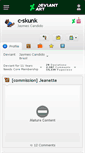 Mobile Screenshot of c-skunk.deviantart.com
