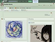 Tablet Screenshot of doodler-bunny.deviantart.com