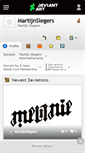 Mobile Screenshot of martijnslegers.deviantart.com