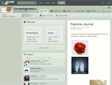 Tablet Screenshot of everythingartistic.deviantart.com