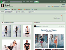 Tablet Screenshot of geraldii.deviantart.com