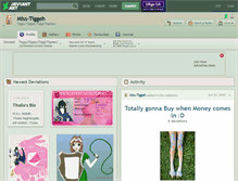 Tablet Screenshot of miss-tiggeh.deviantart.com