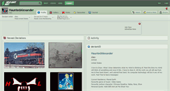 Desktop Screenshot of hauntedalexander.deviantart.com