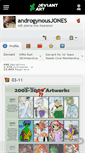 Mobile Screenshot of androgynousjones.deviantart.com