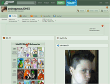 Tablet Screenshot of androgynousjones.deviantart.com