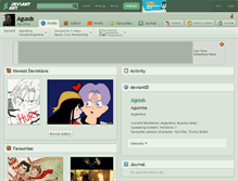 Tablet Screenshot of agusds.deviantart.com