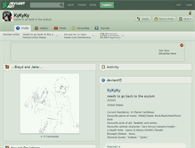 Tablet Screenshot of kykyky.deviantart.com