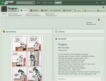 Tablet Screenshot of forsgren.deviantart.com