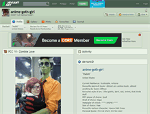 Tablet Screenshot of anime-goth-girl.deviantart.com