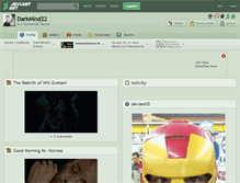 Tablet Screenshot of darkmind22.deviantart.com
