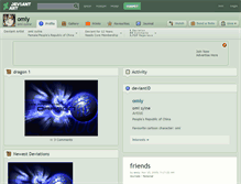 Tablet Screenshot of omiy.deviantart.com