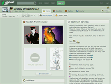 Tablet Screenshot of destiny-of-darkness.deviantart.com