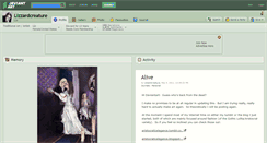 Desktop Screenshot of lizzardcreature.deviantart.com