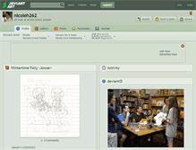 Tablet Screenshot of nicoleh262.deviantart.com