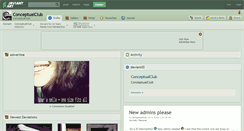 Desktop Screenshot of conceptualclub.deviantart.com