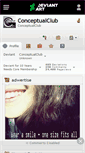 Mobile Screenshot of conceptualclub.deviantart.com
