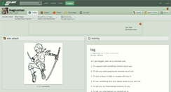 Desktop Screenshot of magnusman.deviantart.com
