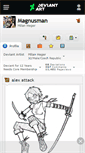 Mobile Screenshot of magnusman.deviantart.com