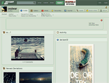 Tablet Screenshot of ceybear.deviantart.com