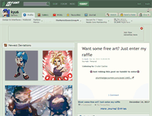 Tablet Screenshot of kyu6.deviantart.com