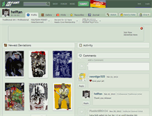 Tablet Screenshot of helftan.deviantart.com