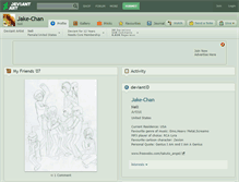 Tablet Screenshot of jake-chan.deviantart.com