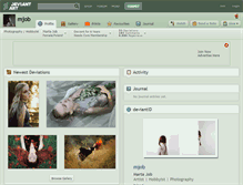 Tablet Screenshot of mjob.deviantart.com