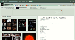 Desktop Screenshot of facepalmpunch.deviantart.com