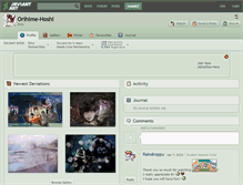 Tablet Screenshot of orihime-hoshi.deviantart.com