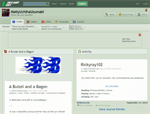 Tablet Screenshot of mattyuchihauzumaki.deviantart.com
