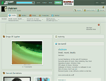 Tablet Screenshot of chakram.deviantart.com