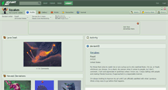 Desktop Screenshot of lizcakes.deviantart.com