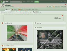 Tablet Screenshot of kalimon.deviantart.com