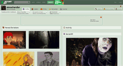 Desktop Screenshot of alexachandler.deviantart.com