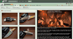 Desktop Screenshot of dekokatana.deviantart.com
