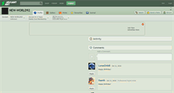 Desktop Screenshot of new-world92.deviantart.com