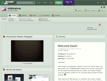 Tablet Screenshot of misteranwa.deviantart.com