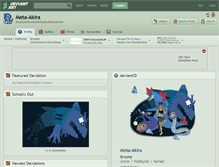 Tablet Screenshot of meta-akira.deviantart.com