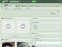 Tablet Screenshot of lita14.deviantart.com