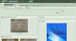 Desktop Screenshot of playboy-bunnie.deviantart.com