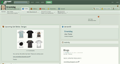 Desktop Screenshot of errantdog.deviantart.com