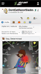 Mobile Screenshot of donteatrazorblades.deviantart.com