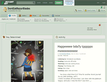 Tablet Screenshot of donteatrazorblades.deviantart.com
