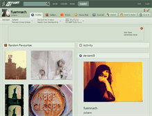 Tablet Screenshot of fuamnach.deviantart.com
