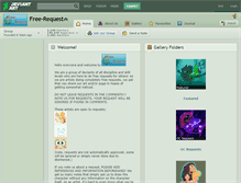 Tablet Screenshot of free-request.deviantart.com
